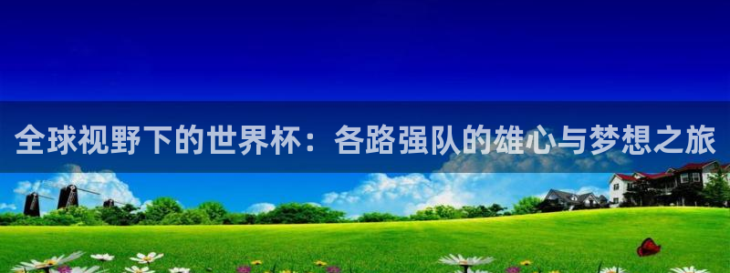 2026世界杯赛：全球视野下的世界杯：各路强队的雄心与梦想之旅